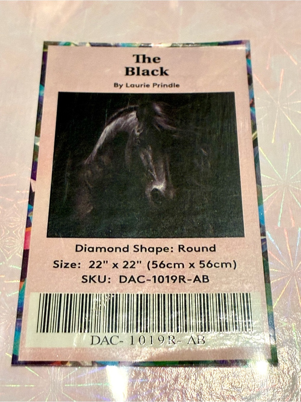 The Black Diamond Art Print - Black Horse